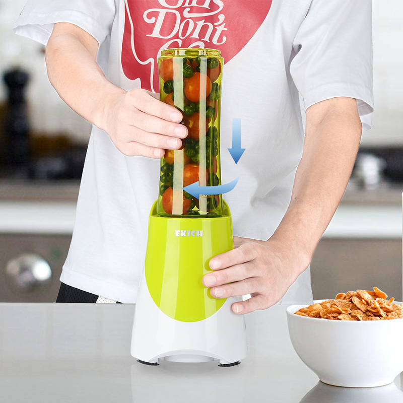 HM-709 شخصي GS CE RoHS LFGB CB ErP REACH معتمد من Milk Shake Ice Smoothie Juicer خلاط عصير